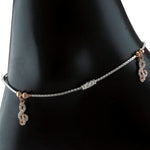 Load image into Gallery viewer, Taraash silver anklet
