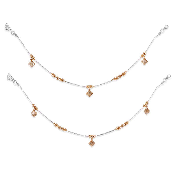 Taraash anklets for silver