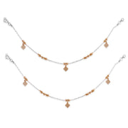Taraash anklets for silver