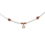 Load image into Gallery viewer, Taraash 925 Sterling Silver Rose Gold Star Anklet For Women