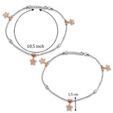 Taraash anklet for women silver