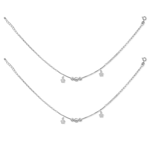 Taraash silver anklets for women pure silver