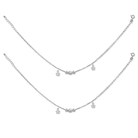 Taraash silver anklets for women pure silver