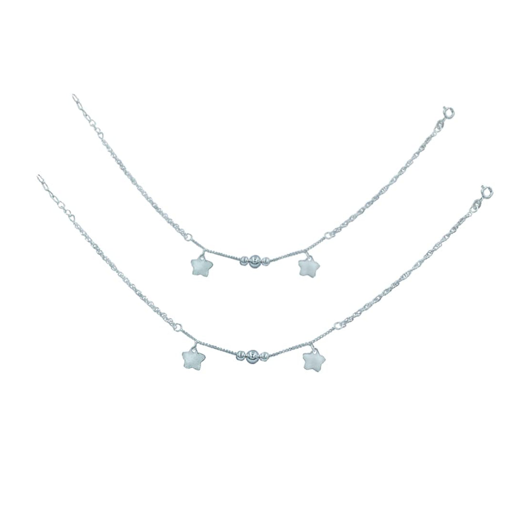 Taraash payal in silver
