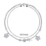 Taraash anklet for women silver