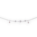 Load image into Gallery viewer, 925 Sterling Silver CZ Charm Chain Single Anklet for Women