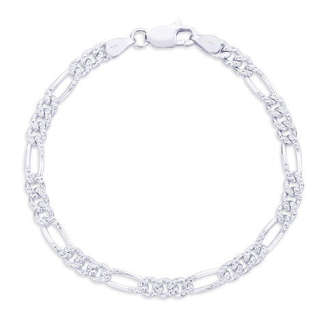 Man's Silver Bracelet, Oxidized Silver, Fixed Chain Cuff Bracelet, 925  Sterling Silver Bracelet, Silver Chain Bracelet - Bayvaly