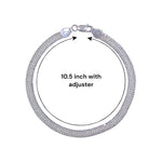 Load image into Gallery viewer, 925 Sterling Silver Highway Chains Design Single Anklet For Women