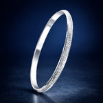 Load image into Gallery viewer, Taraash 925 Sterling Diamond Cut Silver Sardar Kada For Men BG1714S210