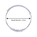 Load image into Gallery viewer, 925 Sterling Silver Multi Beaded Bangles for Kids
