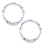 Load image into Gallery viewer, 925 Sterling Silver Multi Beaded Bangles for Kids
