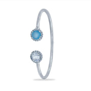 Taraash silver bangles set for women