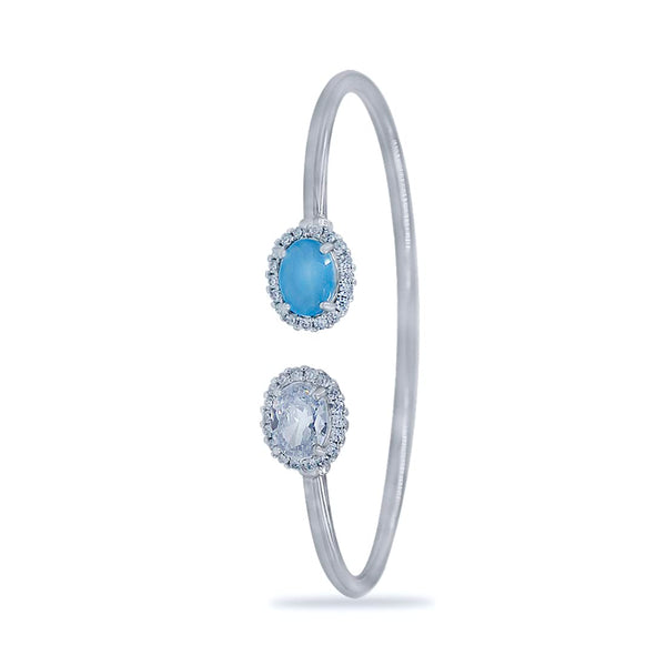 Taraash sterling silver bangles women
