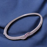 Load image into Gallery viewer, 925 Sterling Silver Bangles Stylish Cz Leaf for Women
