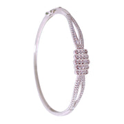 925 Sterling Silver Elegant Cz Bangles for Women
