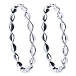 Load image into Gallery viewer, 925 Sterling Silver Twisted Design Bangle with 6 cm Diameter Bangle For Women
