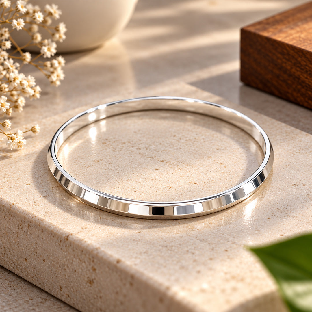 925 Sterling Silver Traditional Sardar Kada for Men