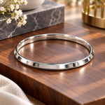 Load image into Gallery viewer, 925 Sterling Silver Plain Sikh Punjabi Kada for Men