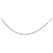 925 Sterling Silver Plain Ball Chain Single Anklet for Women