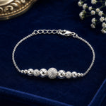 Load image into Gallery viewer, 925 Sterling Silver Frosted Balls Design Bracelet For Women