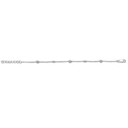 Taraash 925 Silver Silver Bead Chain Bracelet For Women