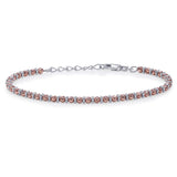 Taraash 925 Sterling Silver Beaded Bracelet For Women BR1841G