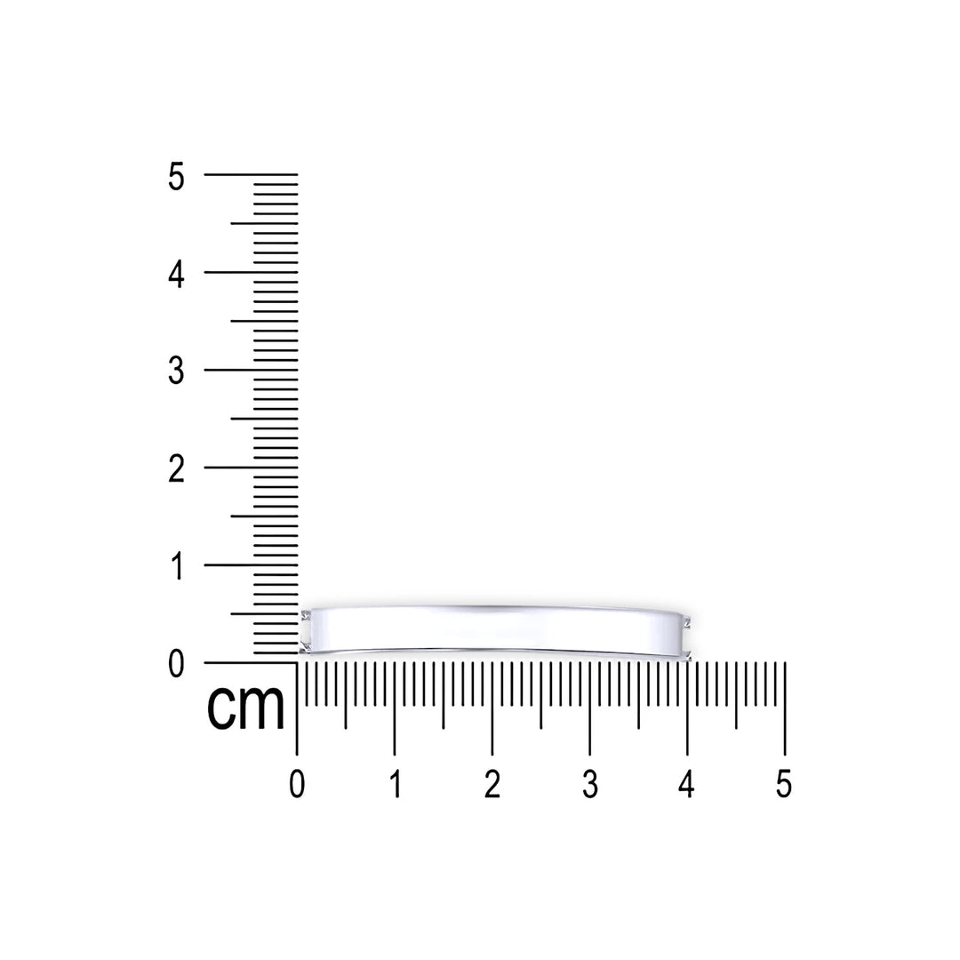 925 Sterling Silver Curb Chain ID Bracelets for Men