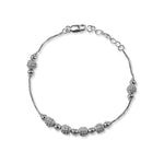 Load image into Gallery viewer, Taraash 925 Sterling Beaded Silver Bracelet For Girls | Bracelet for women | Silver Bracelets
