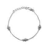 Taraash 925 Sterling Beaded Silver Bracelet | Bracelet For Women & girls | Silver Bracelet