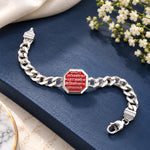 Load image into Gallery viewer, 925 Sterling Silver Rajmudra Bracelet for Men Pure Silver