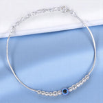 Load image into Gallery viewer, 925 Sterling Evil Eye Beaded Rakhi Rakhi for Brother
