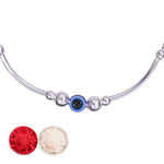 Load image into Gallery viewer, 925 Sterling Silver Evil Eye Beaded Rakhi Bracelet for Brother
