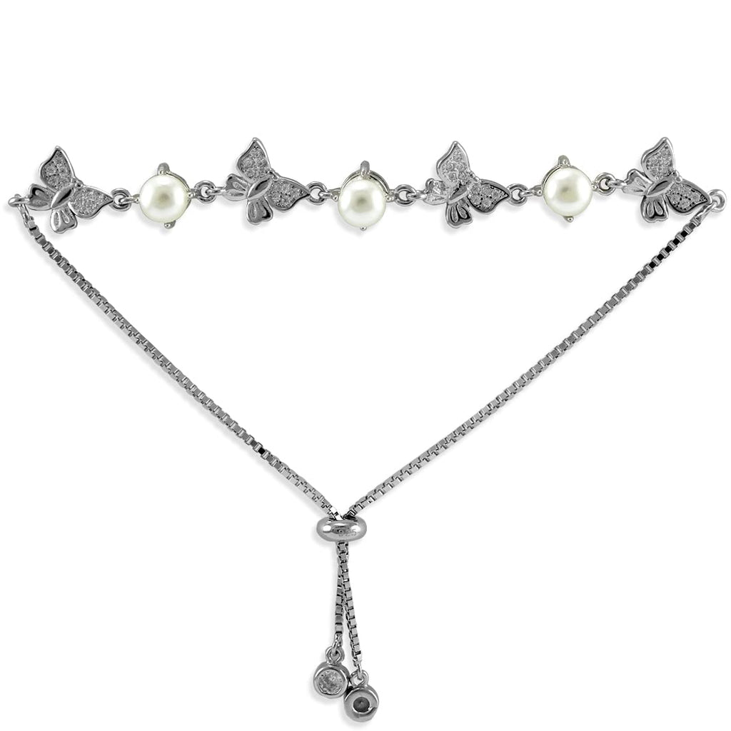 Handmade Classic Crystal Butterfly Wedding Bracelet — Kirijewels.com
