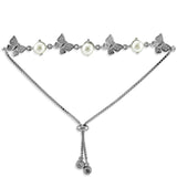 Taraash 925 Sterling Silver Bracelet | Butterfly Silver Bracelet | Adjustable Silver Bracelet For Women