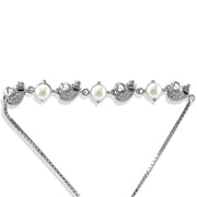 Taraash 925 Sterling Heart Bracelet | Cz Silver Bracelet | Silver Bracelet For Women