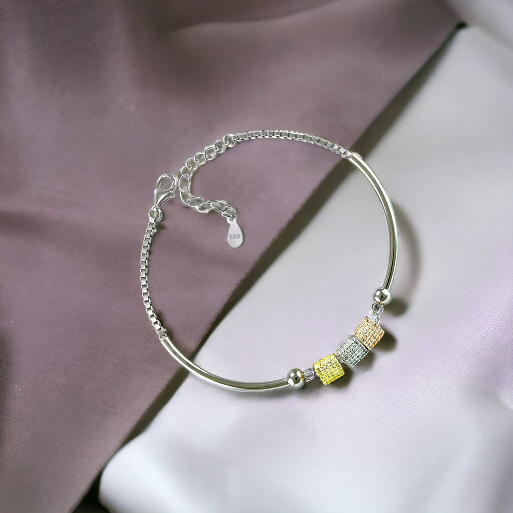 925 Pure Silver Men's Bangle Bracelet – Karizma Jewels
