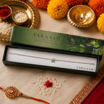 Load image into Gallery viewer, Taraash 925 Sterling Silver Trishul Rakhi For Brother