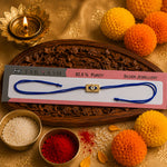 Load image into Gallery viewer, 925 Pure Silver Evil Eye Thred Rakhi Bracelet for Men Online