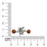 Load image into Gallery viewer, 925 Pure Silver Hanuman Rudraksha Rakhi Bracelet for Bhai