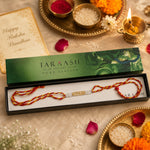 Load image into Gallery viewer, Hanuman Mantra Design Chandi Rakhi Bracelet for Men
