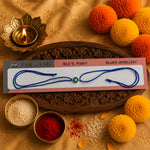Load image into Gallery viewer, 925 Pure Silver Swastik Thred Rakhi Bracelet for Brother