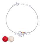 Load image into Gallery viewer, 925 Sterling Silver Rakhis Lord Shiva &amp; Trishul Rakhi for Brother
