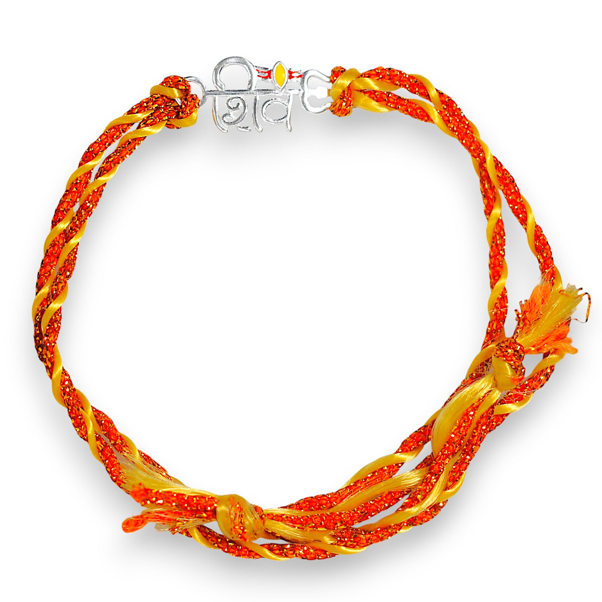 925 Sterling Silver Shiva Thread Rakhi For Brother – Taraash