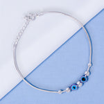 Load image into Gallery viewer, 925 Sterling Silver Chain Evil Eye Beaded Bracelet for Men
