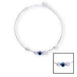 Load image into Gallery viewer, 925 Sterling Silver Evil Eye Beads Bracelet for Men
