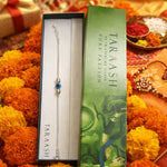 Load image into Gallery viewer, 925 Pure Silver Evil Eye Beaded Rakhi Bracelet for Brother