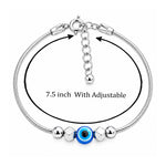 Load image into Gallery viewer, 925 Sterling Silver Single Evil Eye Bracelet for Women