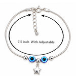 Load image into Gallery viewer, 925 Sterling Silver Evil Eye Beads &amp; Star Charm Bracelet for Women