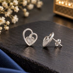 Load image into Gallery viewer, 925 Sterling Silver Romantic Glitter Heart Earrings for Women