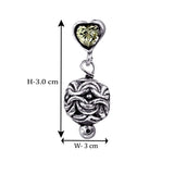taraash silver drop earring